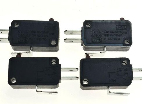 PS651389 مفتاح باب الميكروويف (مفتوح عادة) 4392027 ، 28QBP0495 ، 8184286 1/4in (6.3 مم) 4 حزمة in Kuwait