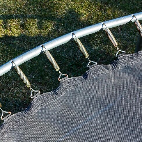 24 قطعة من نوابض الترامبولين شديدة التحمل مقاس 7 بوصات، استبدال النوابض الفولاذية المجلفنة مع خطاف على شكل حرف T، أجهزة استبدال الترامبولين لـ Skywalker، JumpKing، Upperbounce، Skybound in Kuwait