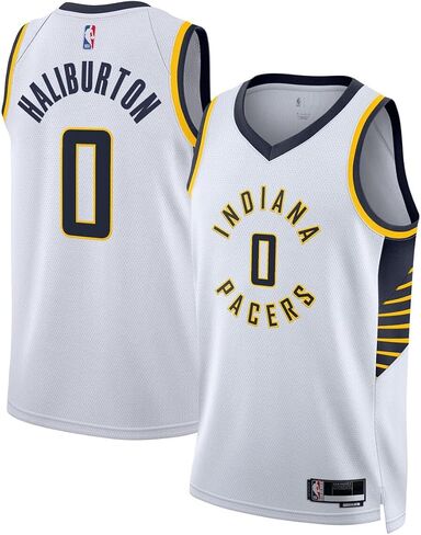Outerstuff Tyrese Haliburton Indiana Pacers NBA Kids Youth 8-20 Association Edition White Swingman Jersey in Saudi Arabia