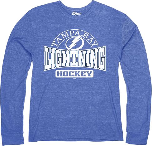 Blue 84 NHL للرجال NHL مرخص رسميًا من Tri-Plend Long Sleeve T-Shirt Beags in Kuwait