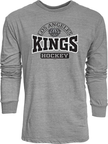 Blue 84 NHL للرجال NHL مرخص رسميًا من Tri-Plend Long Sleeve T-Shirt Beags in Kuwait