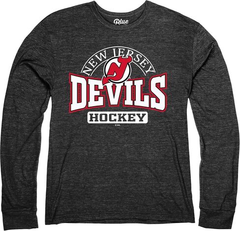 Blue 84 NHL للرجال NHL مرخص رسميًا من Tri-Plend Long Sleeve T-Shirt Beags in Kuwait
