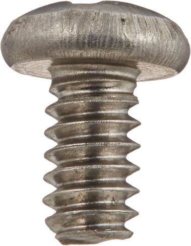 Small Parts 0406MPP410 410 Stainless Steel Pan Head Machine Screw, Meets ASME B18.6.3, #1 Phillips Drive, #4-40 Thread Size, 3/8" Length, Fully Threaded, Import (Pack of 100) in Saudi Arabia
