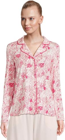 بلوزة نسائية من Lilly Pulitzer بأكمام طويلة وأزرار in Saudi Arabia