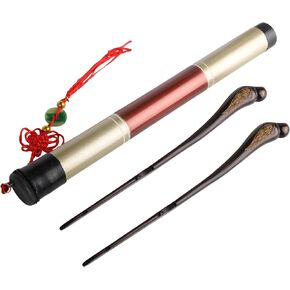 2 Pcs Hammered Dulcimer Hammers Exquisite Ebony Practice Hammer for Beginner at Dulcimer with Beautifully Dulcimer Hammer Box Easy to Carry for Practice