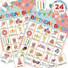 Bingo Cards Valentine Cards for Kids Adults-24 Players Valentine's Day Bingo Game for Kids Card Games School Classroom Games Birthday Party Favors Supplies Valentine Gifts for Boys Girls in Saudi Arabia