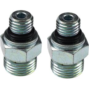 2 PCS Turbo Oil Line Fitting with O Rings 4940183 Compatible with Dodge Ram 5.9L 24V Cummins 1998-2019