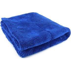 Autofiber [Motherfluffer XL] Soft and Plush Car Drying Towel 22"x22" (Green)