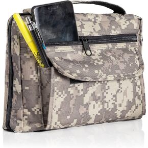 Extreme Pak Bible Cover With Extra Zippered Compartments, To Protect The Good Book, Digital Camouflage