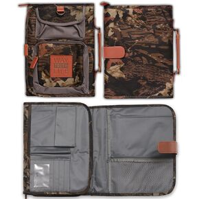 Christian Art Gifts Tri-Fold Realtree Camo Bible/Book Organizer w/"Way-Truth-Life" Badge (Large)