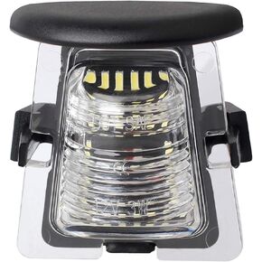 RUXIFEY LED License Plate Lights Tag Lamp Replacement Compatible with 2007 to 2018 JK Wrangler, 6500K White