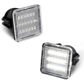 مصباح إضاءة لوحة ترخيص LED من RUXIFEY متوافق مع Tundra 2014 إلى 2021، Tacoma 2016 إلى 2021، 6500K أبيض، حزمة من 2