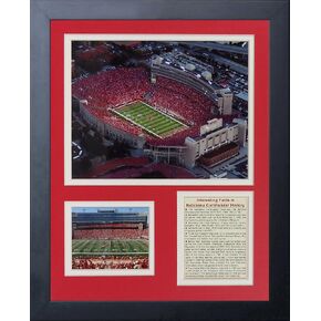 مجموعة صور مجمعة مؤطرة من Legends Never Die Nebraska Cornhuskers Memorial Stadium، مقاس 11 × 14 بوصة in Kuwait