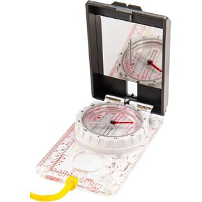 Sighting Compass Mirror Adjustable Declination - Boy Scout Compass Hiking Survival | Map Reading Compass Orienteering | Mirror Compass Hunting Camping - Kids Compass Navigation Waterproof Backpacking in Kuwait