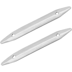 2PCS 316 Stainless Steel 8''Polished Line Rub Strakes for for Marine Boat Yacht Mooring Lines Protection