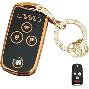 Soft TPU for Acura Key Fob Shell Fits for Honda Accord Acura MDX Acura RDX Acura TL Acura TSX Acura ZDX