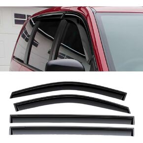 4PCS Rain Guards Window Vent Visor Wind Deflectors Fit for Dodge Grand Caravan 2008-2023/Chrysler Town&Country 2008-2016/Volkswagen Routan 2009-2012, Tape-on Style Smoke Tinted Color in Kuwait