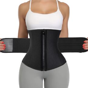 KIWI RATA Neoprene Sauna Waist Trainer Corset Sweat Belt for Women Compression Cincher Band Workout Fitness Back Support in Kuwait