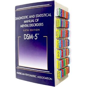 علامات تبويب الفهرس لـ DSM-5، 96 دليل تشخيص الاضطرابات، علامات تبويب ملونة مع علامات الصفحة ودليل المحاذاة بلون خالص in Kuwait