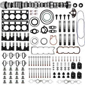 مجموعة تعطيل AFM DOD مع حشوات رأس رافعات عمود الحدبات المتوافقة مع 2007-2013 Chevy Silverado Tahoe Suburban Avalanche، GMC Sierra Yukon Envoy 5.3L Gen IV Truck/SUV Engines in Kuwait