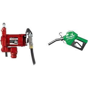 مضخة نقل الوقود fill-rite FR700V 115V 20 GPM مع خرطوم التفريغ والفوهة اليدوية | للبنزين والديزل والكيروسين وخليط الإيثانول وخليط الميثانول ووقود الديزل الحيوي حتى B20 in Saudi Arabia