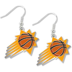 Aminco NBA Phoenix Suns Logo Dangle Earrings