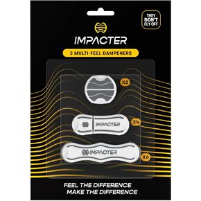 Tennis Racket Dampener - 3 Multi-Feel Shock Absorber Tennis - They Never Fly Off - Tennis String Vibration and Shock Dampener - High-Density Modified Silicone to Reduce Extra Vibrations