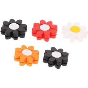 5Pcs Tennis Racquet Vibration Dampener, Tennis Dampener Flower Tennis Shock Absorber Tennis Racquet Dampeners