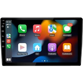 Android Car Stereo Double Din Radio,9 Inch Touch Screen Car Radio 2 Din with GPS Navigation Bluetooth FM HiFi WiFi USB with Wireless Apple Carplay Android Auto 2G+32G