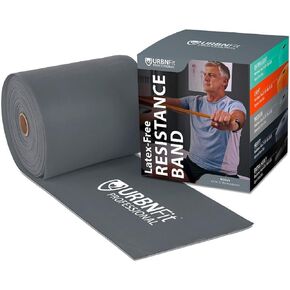 URBNFit Professional Resistance Bands - 25 Yards (75ft) Latex-Free Elastic Exercise Fitness Band Roll - No Scent, No Powder - Perfect for Physical Therapy & Rehab, Yoga, Pilates