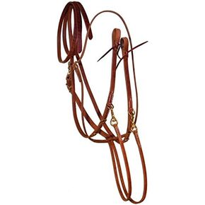 CHALLENGER Horse Western Made in USA Hermann Oak Leather German Martingale 975H847MTNGL