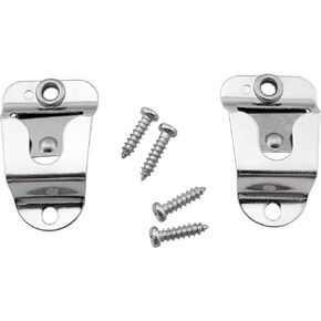 Microphone Holders 2PCS Mic/CB Mic Hanger Clips Microphone Clip Hook Microphone Hang Up Clip with Screws for Kenwood Mobile Radio
