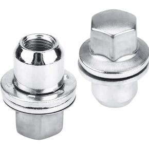 Wheel Nut with Washer, 20 Pieces Stainless Steel Wheel Nut with Washer, Alloy Wheel Nut for Discovery 3 4 5 Range Rover Sport LR068126
