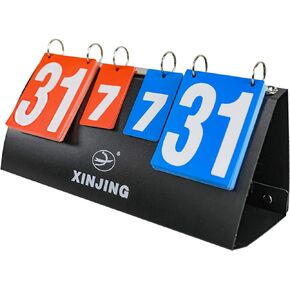 Sutekus Fashing Sports Badminton Scorecard Multi-Functional Practical Scoreboard Flipper Flips Counter Board
