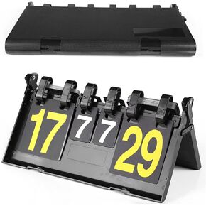 Portable Digital Scoreboard, Ping Pong Score Keeper Scoreboard for Tennis Soccer Football Sports, Sports Supplies Score Board for Games, Best Coaches Gifts Idea for Men, Boys