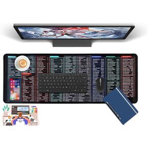 Quick Key Super Large Anti-Slip Keyboard Pad - with Office Software Shortcuts Pattern, Quick Key Super Large Anti-Slip Keyboard Pad, Office Software Shortcuts Mousepad(31.5 * 11.8in)