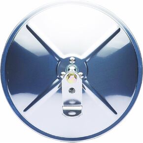 Fit System CL085 8-1/2" Stainless Steel Round Convex Mirror