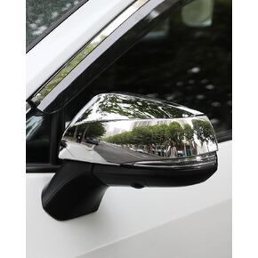 For Toyota RAV4 2019 2020 2021 2022 2023 2024 Exterior Side Rearview Mirror Cover, Sporty Carbon Fiber Pattern Exterior Rearview Mirror Molding Covers for RAV4, NOT for LE, Hybrid LE- Carbon Fiber