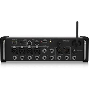 Midas MR12 12-Input Digital Mixer for iPad/Android Tablets with 4 Midas PRO Preamps, 8 Line Inputs, Integrated Wifi Module and USB Stereo Recorder