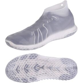 Reusable Silicone Waterproof Shoe Covers, No-Slip Silicone Rubber Shoe Protectors for Kids,Men and Women