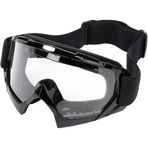 Dirt Bike Goggles, Motorcycle Goggles 2 Pack ATV Goggles Riding Goggles Ski Goggles Windproof Offroad Protective Glasses Racing Goggles for Men Women Youth Adult