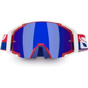 Motocross Riding Goggles Dirt Bike ATV Motorcycle Gafas Anti-UV Motorbike Off Road Ski Goggles Anti-Slip Strap Nose Cover Men Women Fit Glasses & Helmet