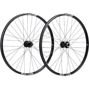 BUCKLOS 27.5/29 inch Thru Axle Boost MTB Wheelset, Front 15 * 110mm Rear 12 * 148mm Disc Brake Mountain Bike Wheel, AL6061 32H 1.9/2.5 Double Wall Clincher Dual, Fit 8 9 10 11 Speed Cassette XC AM DH…