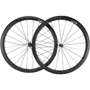 SUPERTEAM Carbon Road Bike Wheelset 40mm Tubeless Ready Rim 25mm Wide Straight Pull Sapim CX-Ray Spoke