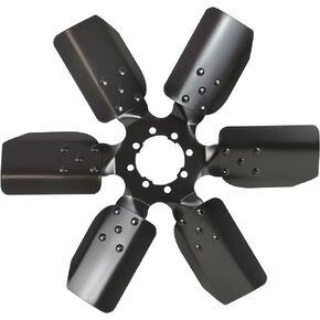 Derale 17917 Heavy Duty Fan Blade Series 1000 17" Steel Clutch Fan Reverse Rotation , Black