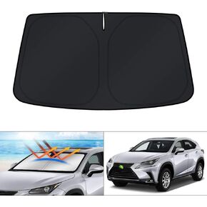 KUST Windshield Sun Shade for 2015-2021 Lexus NX300h/NX300/NX200t Accessories Sunshade Window Sun Visor Protector Foldable Blocks UV Rays Keep Your Car Cooler