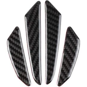 1797 Car Door Protector for BMW Accessories Parts Vehicle Carbon Fiber Edge Guards Scratch Bumper Trim Stickers Decals Emblem Kit Anti Collision Cool Clear Epoxy Thick Decorations Cool Black 4 Pack