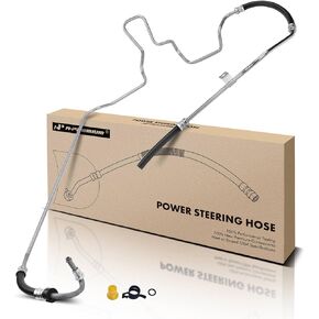 A-Premium Power Steering Return Line Hose Assembly Compatible with Cadillac DeVille Seville Pontiac Bonneville Oldsmobile FWD Gear To Reservoir