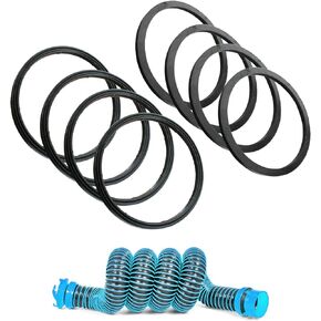 RV Sewer Hose Replacement Gaskets for Camco Rhinoflex/Revolution/Easy-Slip Equivalent to Model 39834 Rubber Seal Fittings (8 PACK)