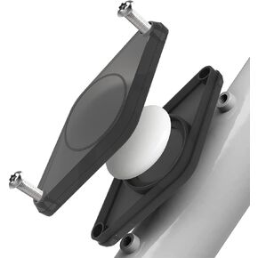 AirTag Bike Mount Hidden GPS Tracker ملحق - airtag Bike Mount - مرفق حامل الدراجة (البراغي متضمنة) لقفص حامل زجاجة مياه الدراجة القياسي مقاس 64 مم (Airtag غير متضمن)